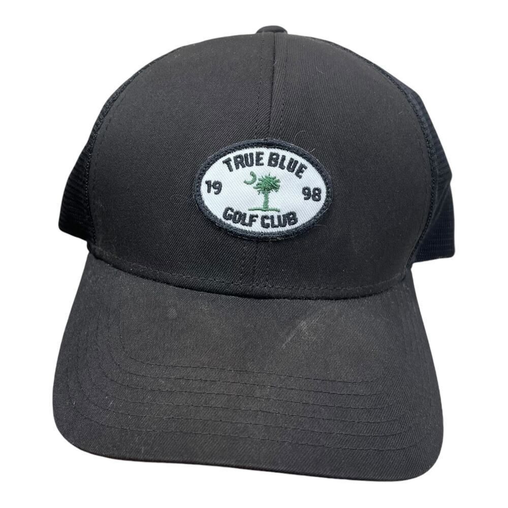 True Blue Golf Club 1998 Black Adjustable Baseball Cap One Size Fits Most
